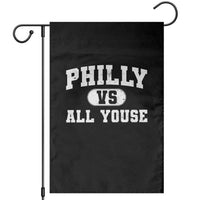 Philly Vs All Youse Garden Flag Vintage Funny Philadelphia Slang
