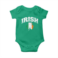 Irish Baby Onesie Vintage St Patricks Day Ireland Flag Shamrock Clover