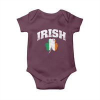 Irish Baby Onesie Vintage St Patricks Day Ireland Flag Shamrock Clover