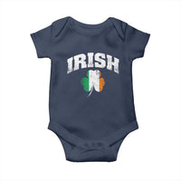 Irish Baby Onesie Vintage St Patricks Day Ireland Flag Shamrock Clover