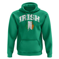 Irish Hoodie Vintage St Patricks Day Ireland Flag Shamrock Clover