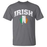 Irish T Shirt Vintage St Patricks Day Ireland Flag Shamrock Clover