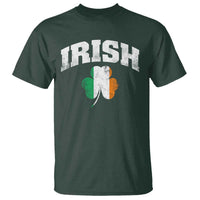 Irish T Shirt Vintage St Patricks Day Ireland Flag Shamrock Clover
