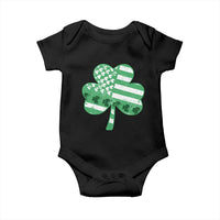 St Patricks Day American Flag Shamrocks Baby Onesie Lucky Retro Vintage Irish USA