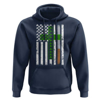 American Flag Shamrocks St Patricks Day Hoodie Vintage Irish USA