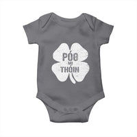 Funny Irish St Patricks Day Baby Onesie Shamrock Gaelic Saying Pog Mo Thoin