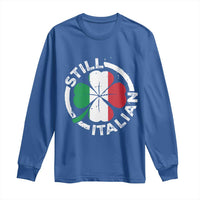 Funny Italian St Patrick's Day Long Sleeve Shirt Lucky Shamrock Italy Flag
