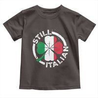 Funny Italian St Patrick's Day Toddler T Shirt Lucky Shamrock Italy Flag