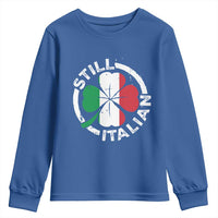 Funny Italian St Patrick's Day Youth Sweatshirt Lucky Shamrock Italy Flag