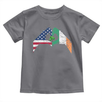 America Ireland Flag Toddler T Shirt Lucky Shamrock Vintage American Irish Roots