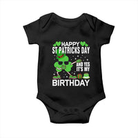 St Patricks Day Birthday Baby Onesie Born On Saint Paddys Irish Bday Gift