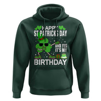 St Patricks Day Birthday Hoodie Born On Saint Paddys Irish Bday Gift