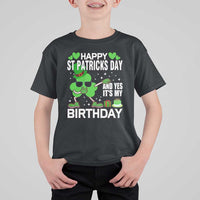 St Patricks Day Birthday T Shirt For Kid Born On Saint Paddys Irish Bday Gift
