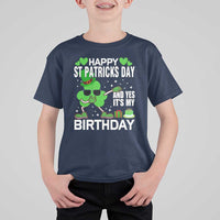 St Patricks Day Birthday T Shirt For Kid Born On Saint Paddys Irish Bday Gift