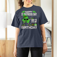 St Patricks Day Birthday T Shirt For Women Born On Saint Paddys Irish Bday Gift