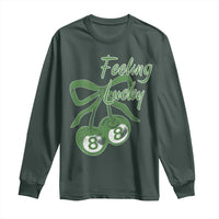 Cherry 8 Ball Long Sleeve Shirt Feeling Lucky Girl Syndrome Coquette St Patricks Day