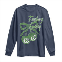Cherry 8 Ball Long Sleeve Shirt Feeling Lucky Girl Syndrome Coquette St Patricks Day