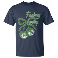 Cherry 8 Ball T Shirt Feeling Lucky Girl Syndrome Coquette St Patricks Day