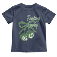 Cherry 8 Ball Toddler T Shirt Feeling Lucky Girl Syndrome Coquette St Patricks Day