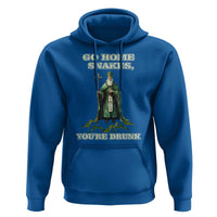 Funny St. Patrick's Day Hoodie Go Home Snakes, You're Drunk