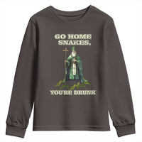 Funny St. Patrick's Day Youth Sweatshirt Go Home Snakes, You're Drunk
