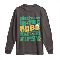 St. Patrick's Day Pub Long Sleeve Shirt Everybody In The Pub Getting Tipsy Irish Pub
