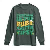 St. Patrick's Day Pub Long Sleeve Shirt Everybody In The Pub Getting Tipsy Irish Pub