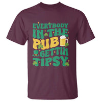 St. Patrick's Day Pub T Shirt Everybody In The Pub Getting Tipsy Irish Pub