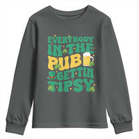 St. Patrick's Day Pub Youth Sweatshirt Everybody In The Pub Getting Tipsy Irish Pub