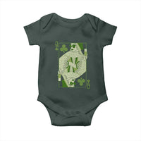 St. Patrick's Day Pub Baby Onesie Queen of Clubs Fun Green Pub