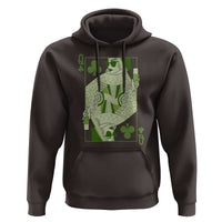 St. Patrick's Day Pub Hoodie Queen of Clubs Fun Green Pub