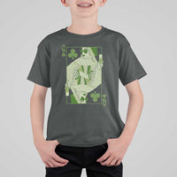 St. Patrick's Day Pub T Shirt For Kid Queen of Clubs Fun Green Pub