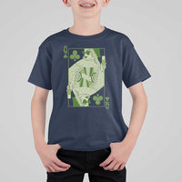 St. Patrick's Day Pub T Shirt For Kid Queen of Clubs Fun Green Pub