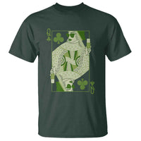 St. Patrick's Day Pub T Shirt Queen of Clubs Fun Green Pub