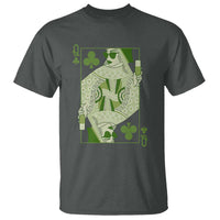 St. Patrick's Day Pub T Shirt Queen of Clubs Fun Green Pub