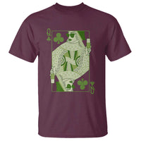 St. Patrick's Day Pub T Shirt Queen of Clubs Fun Green Pub