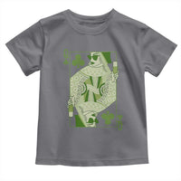 St. Patrick's Day Pub Toddler T Shirt Queen of Clubs Fun Green Pub