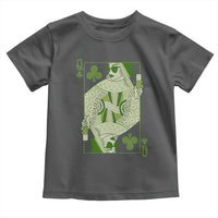 St. Patrick's Day Pub Toddler T Shirt Queen of Clubs Fun Green Pub