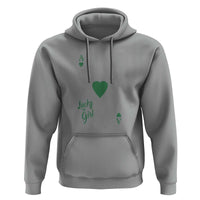 St Patricks Day Irish Lucky Girl Hoodie