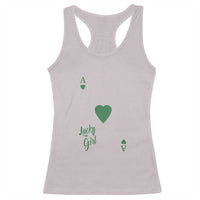 St Patricks Day Irish Lucky Girl Racerback Tank Top