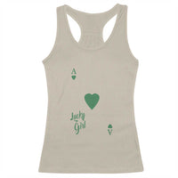 St Patricks Day Irish Lucky Girl Racerback Tank Top