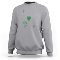 St Patricks Day Irish Lucky Girl Sweatshirt