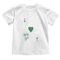 St Patricks Day Irish Lucky Girl Toddler T Shirt