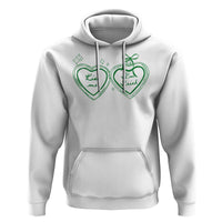 Kiss Me I'm Irish Hoodie Green Heart Locket St. Patrick's Day Pride