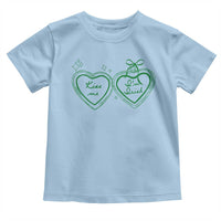 Kiss Me I'm Irish Toddler T Shirt Green Heart Locket St. Patrick's Day Pride