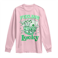 St. Patrick's Day Casino Feeling Lucky Long Sleeve Shirt Las Vegas Girls Trip