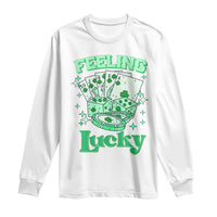 St. Patrick's Day Casino Feeling Lucky Long Sleeve Shirt Las Vegas Girls Trip