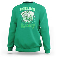 St. Patrick's Day Casino Feeling Lucky Sweatshirt Las Vegas Girls Trip