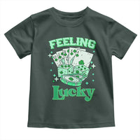 St. Patrick's Day Casino Feeling Lucky Toddler T Shirt Las Vegas Girls Trip