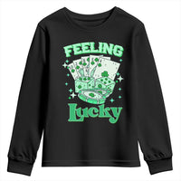St. Patrick's Day Casino Feeling Lucky Youth Sweatshirt Las Vegas Girls Trip